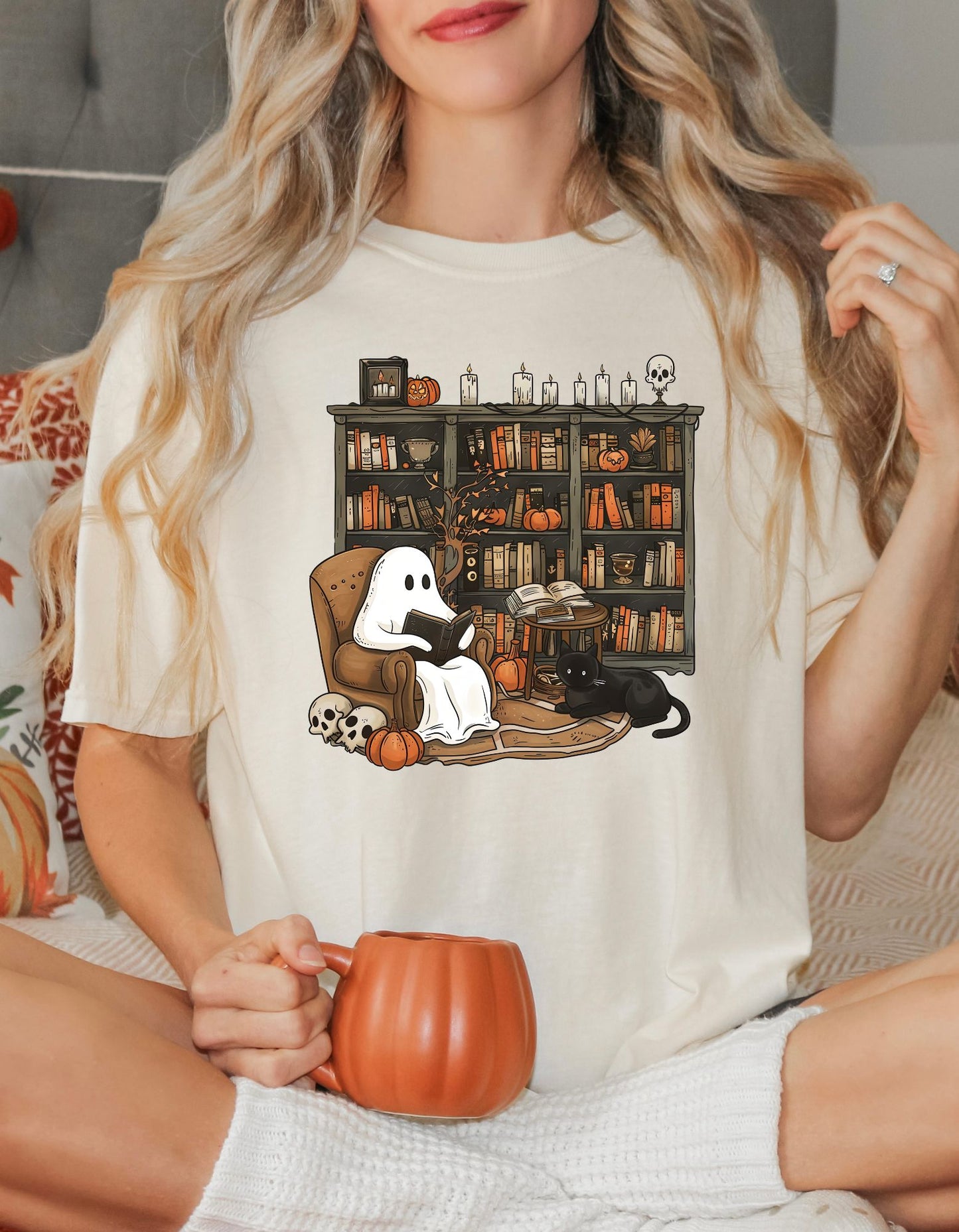 Library Ghost Tee