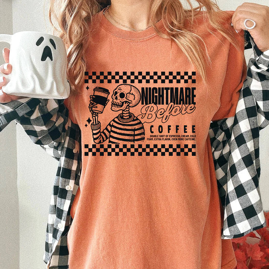 Nightmare Before Coffee Tee (multiple color options)